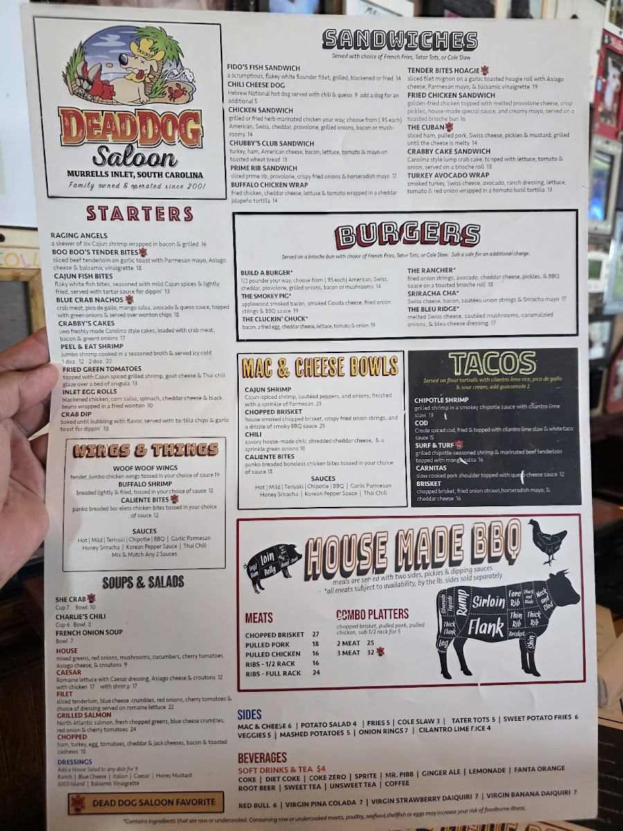 Dead Dog Saloon Photo Menu 9