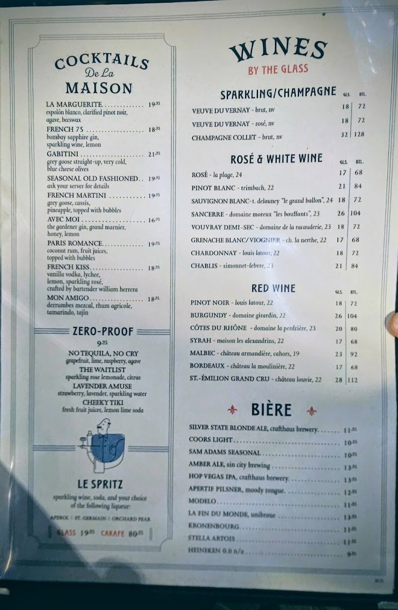 Mon Ami Gabi Photo Menu 2