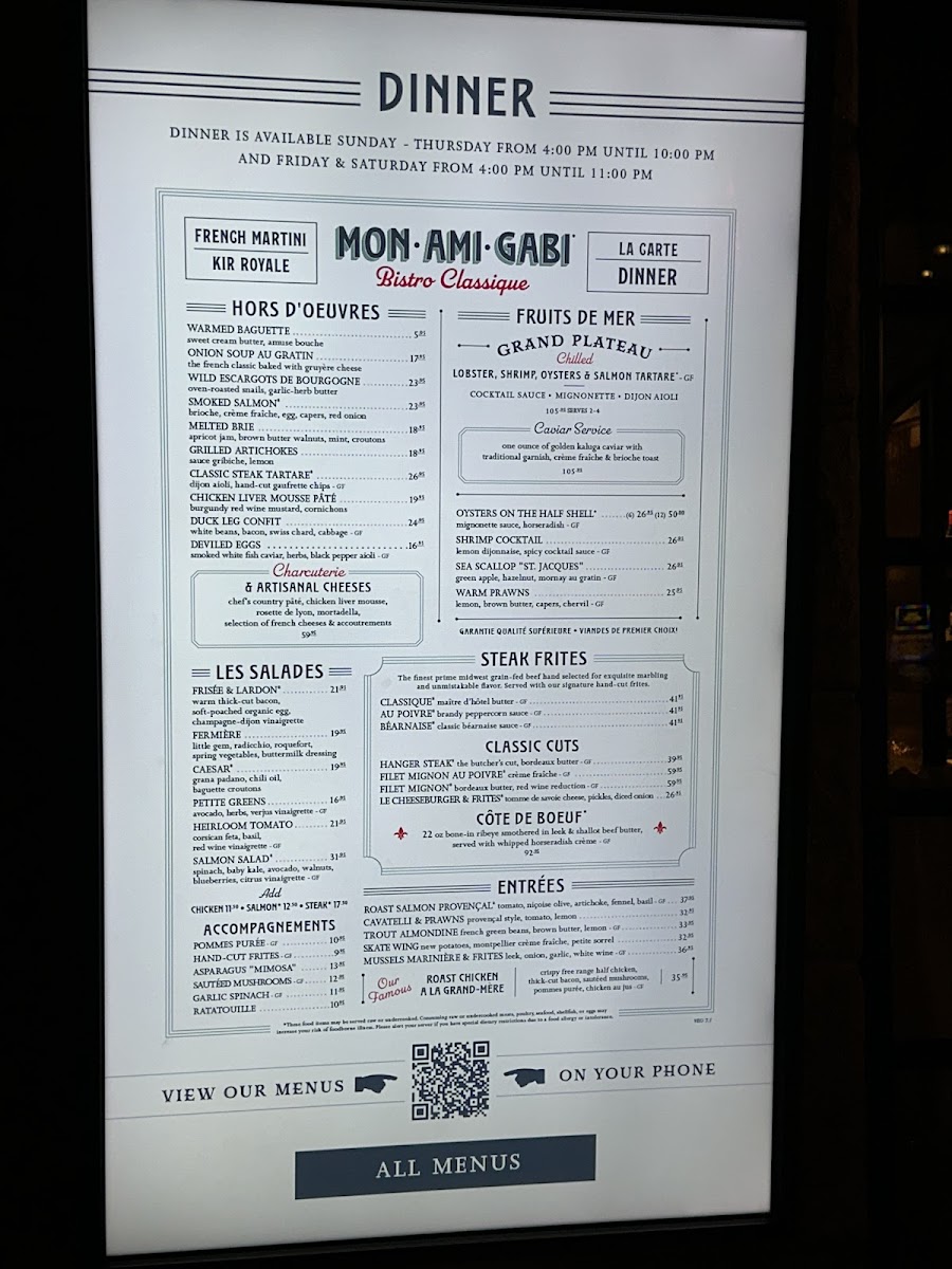 Mon Ami Gabi Photo Menu 5