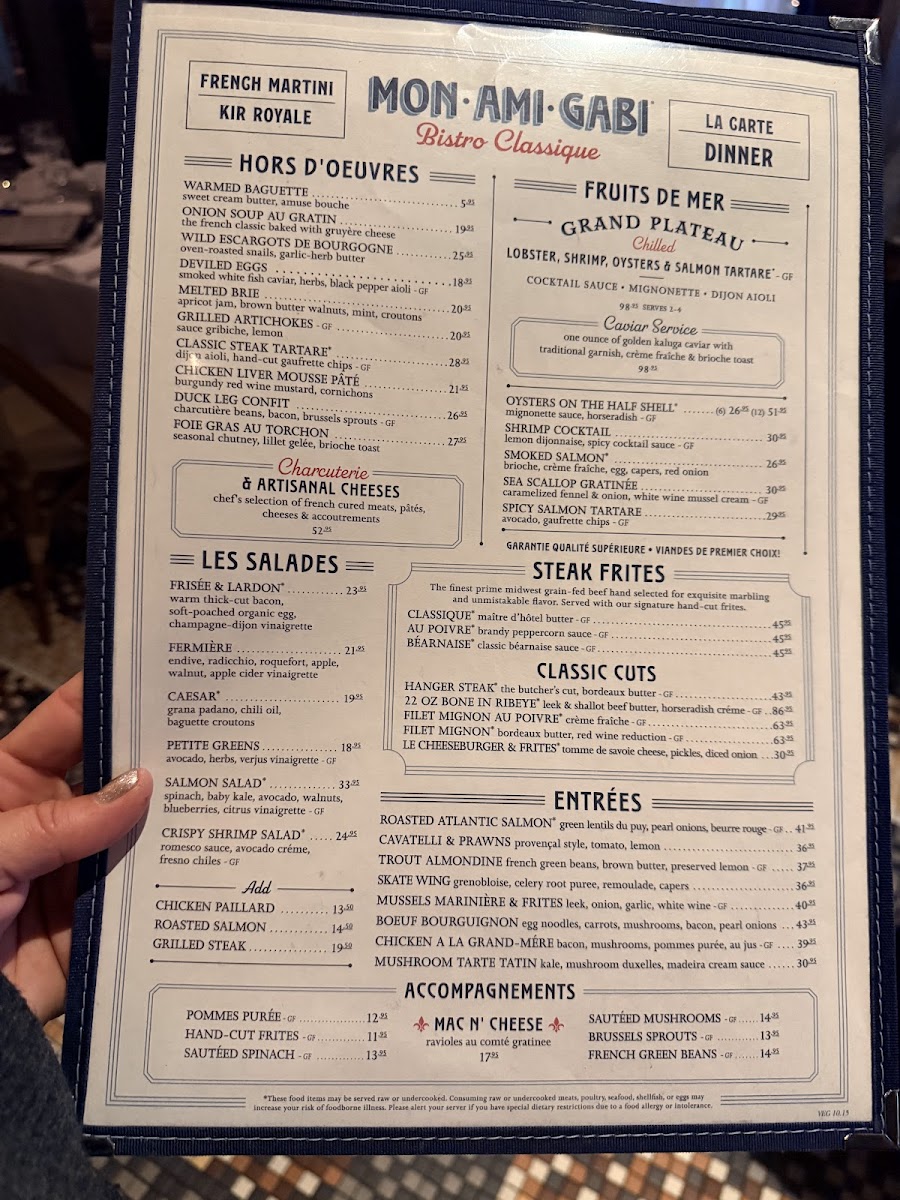 Mon Ami Gabi Photo Menu 8
