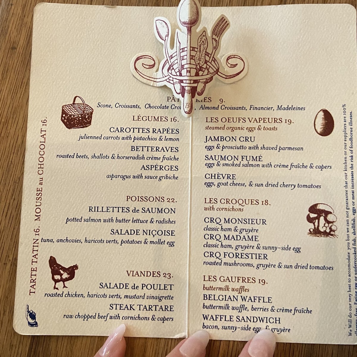Buvette Photo Menu 5