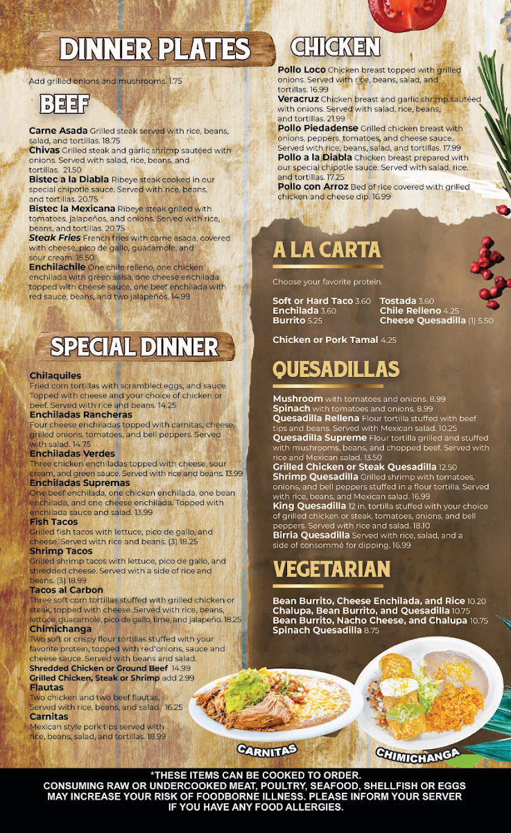 Casa Leon Photo Menu 1