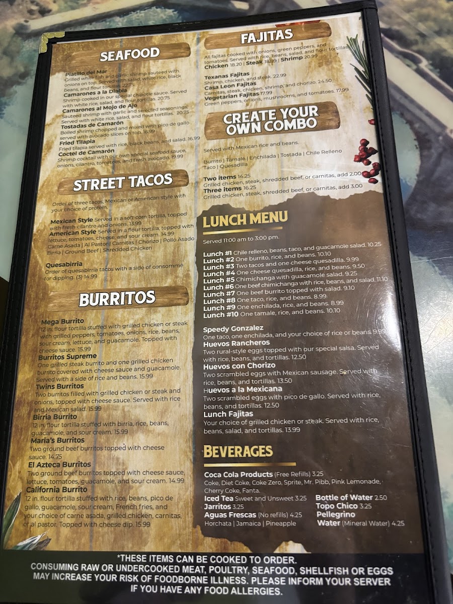 Casa Leon Photo Menu 7
