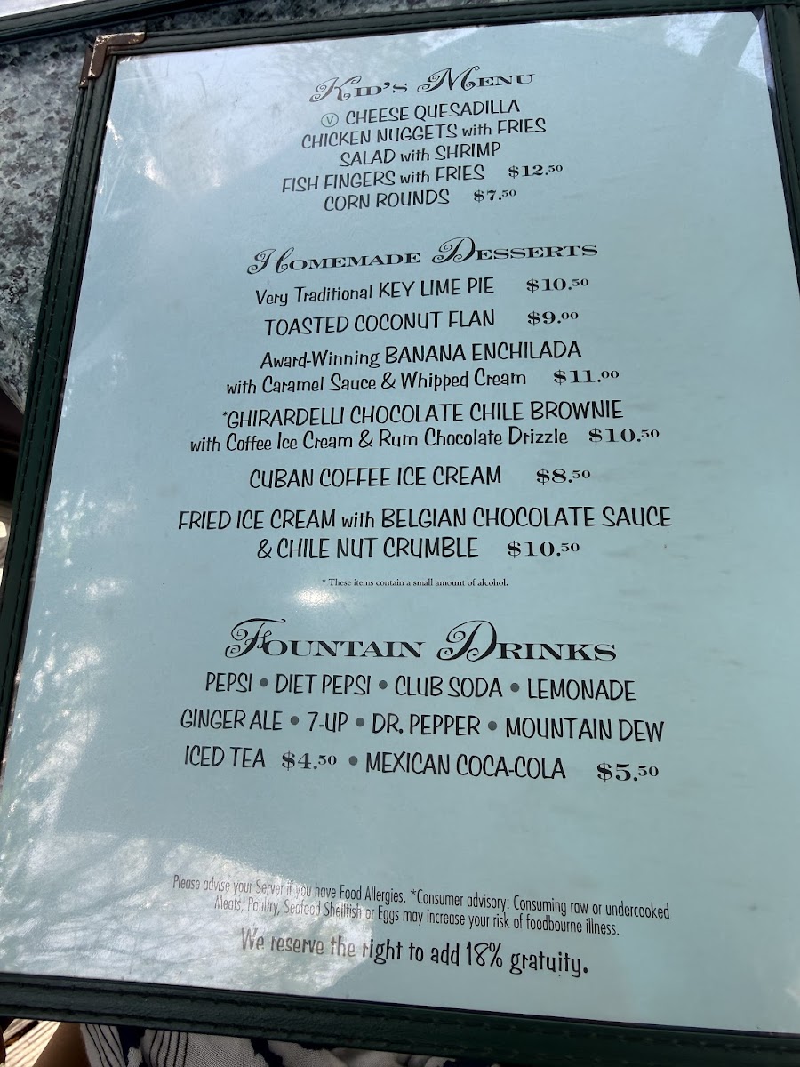 Old Town Mexican Cafe Photo Menu 1