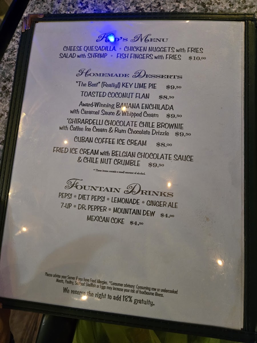Old Town Mexican Cafe Photo Menu 10
