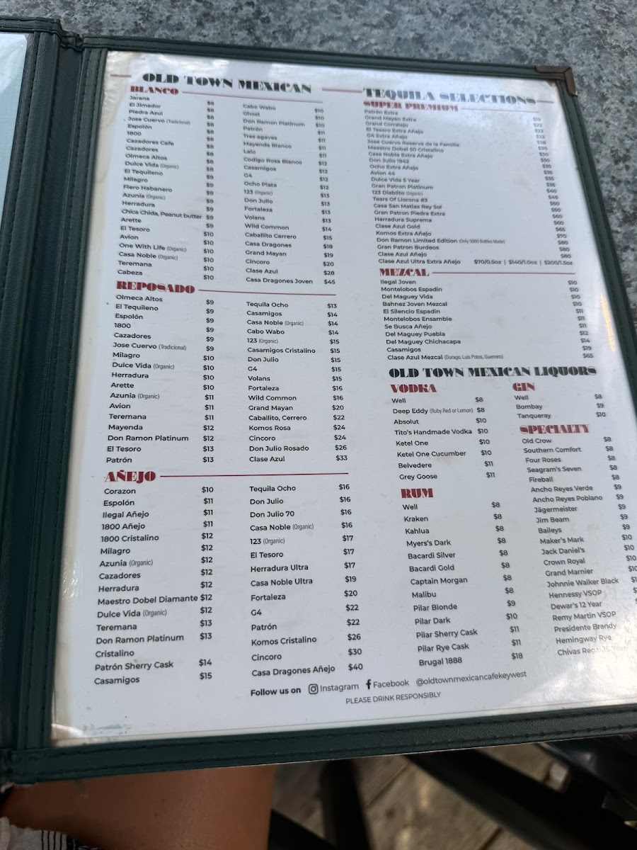 Old Town Mexican Cafe Photo Menu 9