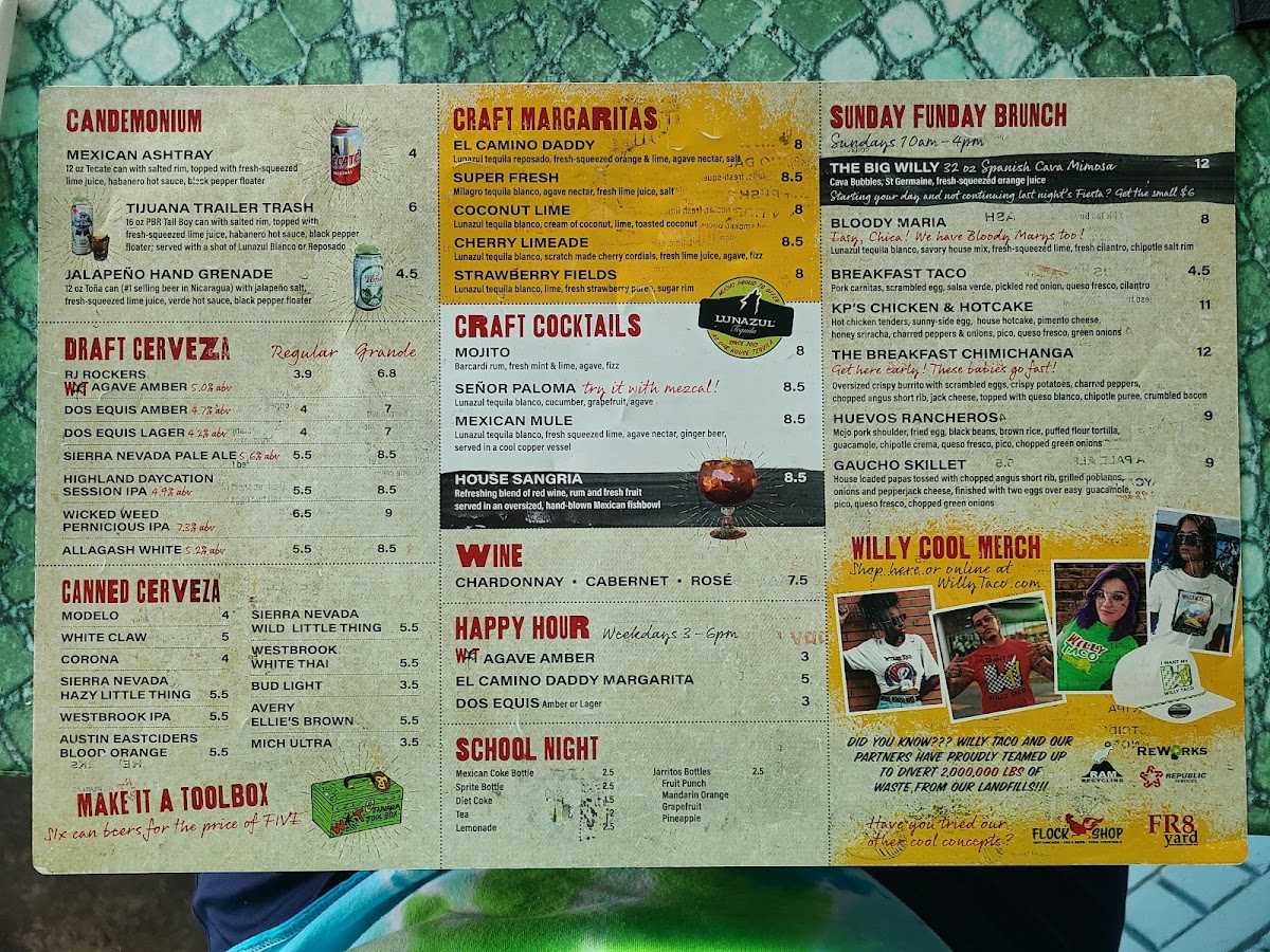 Willy Taco Photo Menu 4