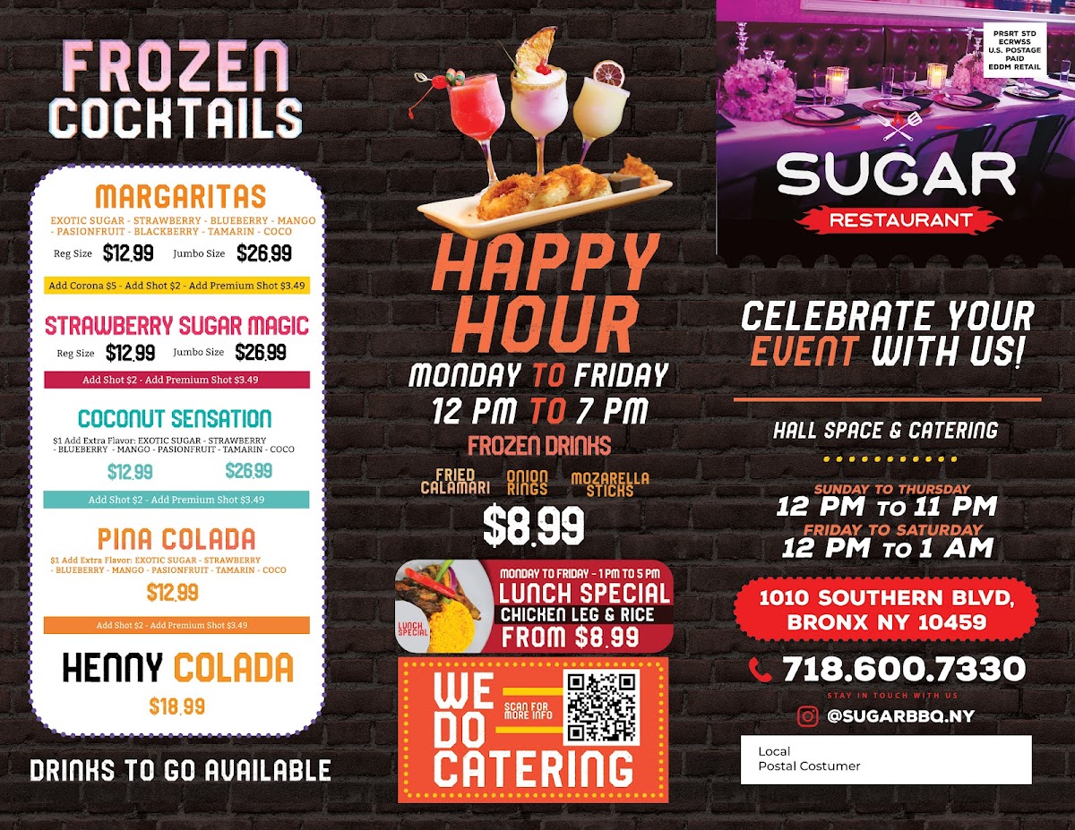 Sugar Restaurant Photo Menu 3