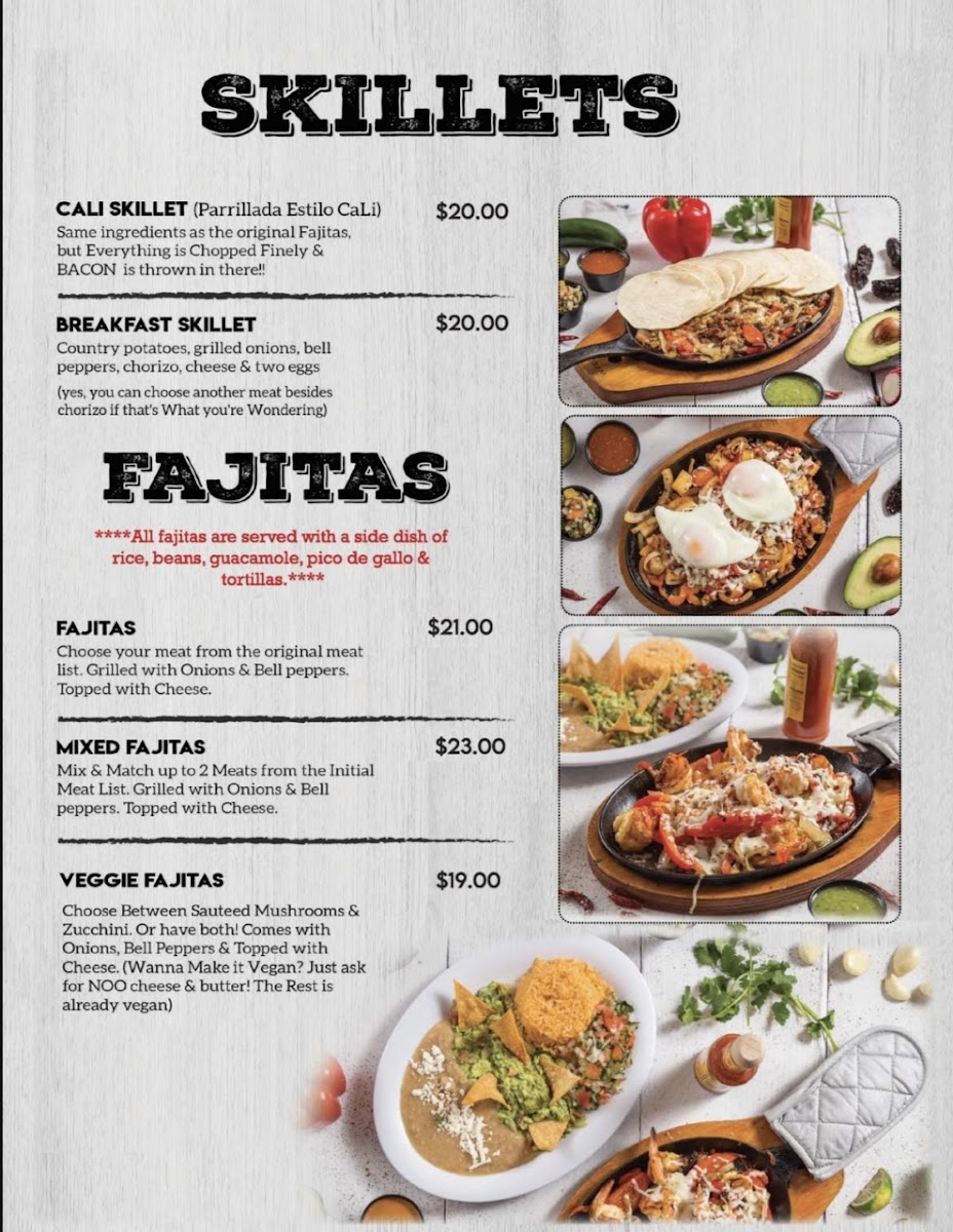Cali Spartan Mexican Kitchen Photo Menu 7