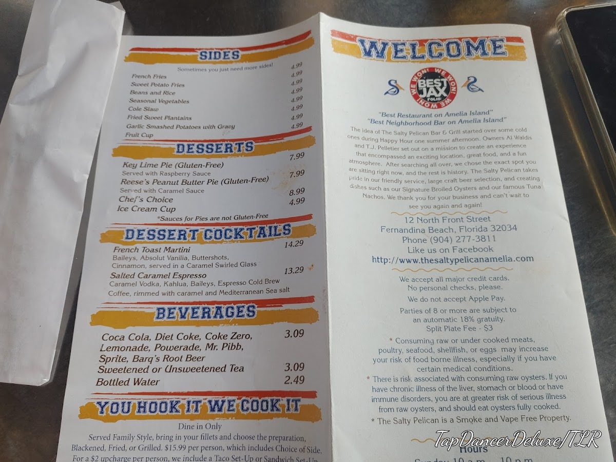 Salty Pelican Bar & Grill Photo Menu 6