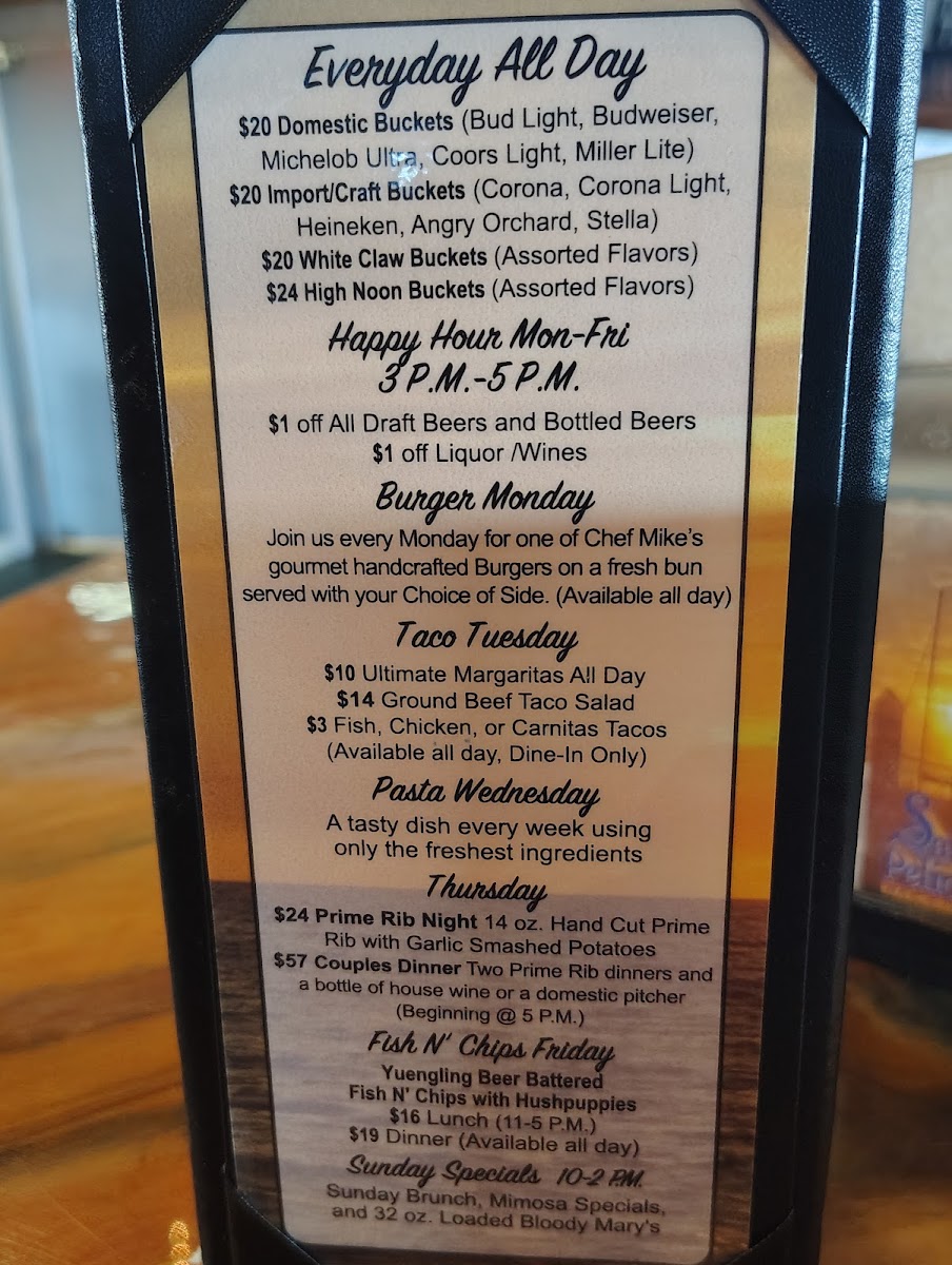 Salty Pelican Bar & Grill Photo Menu 7