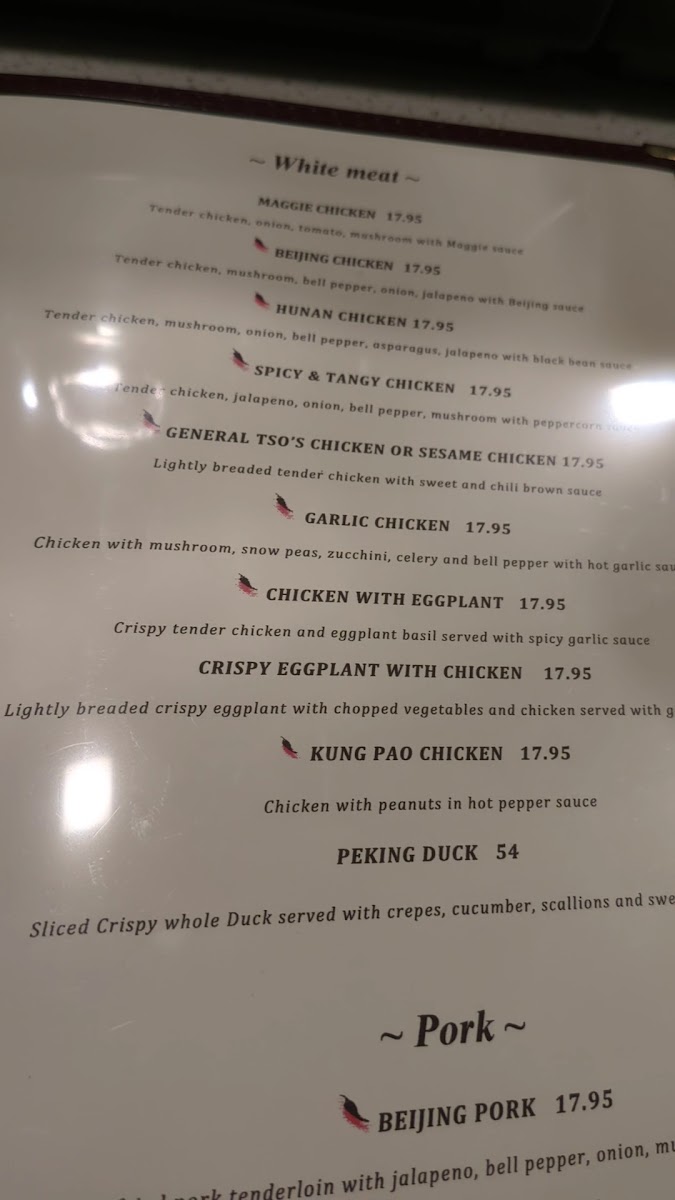 Café Ginger Photo Menu 1