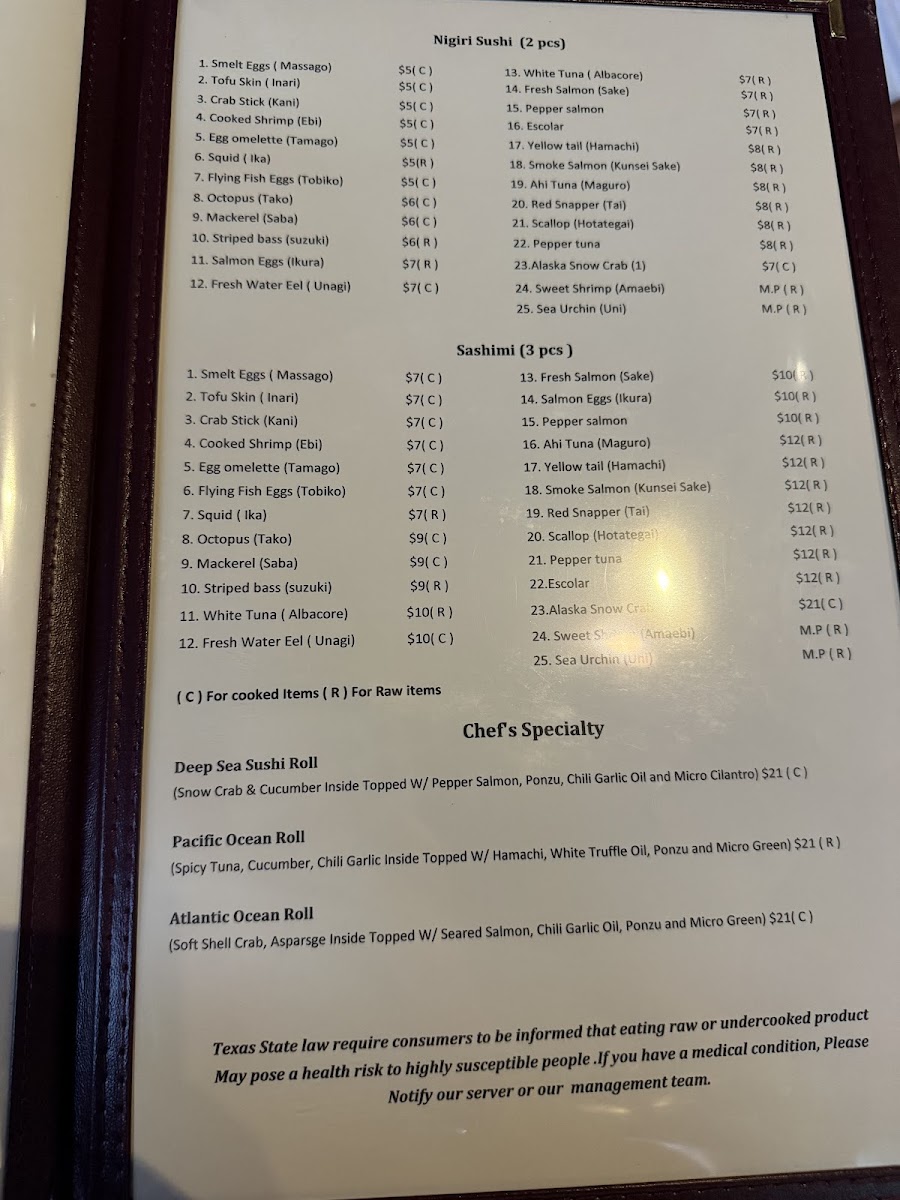 Café Ginger Photo Menu 6