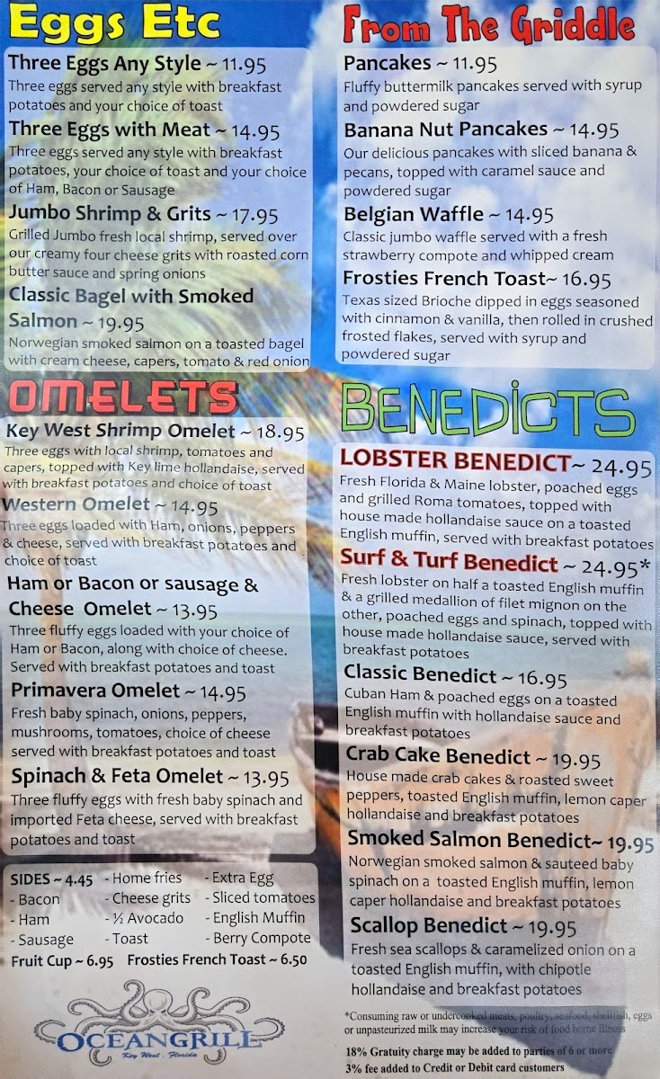 Ocean Grill & Bar Photo Menu 7
