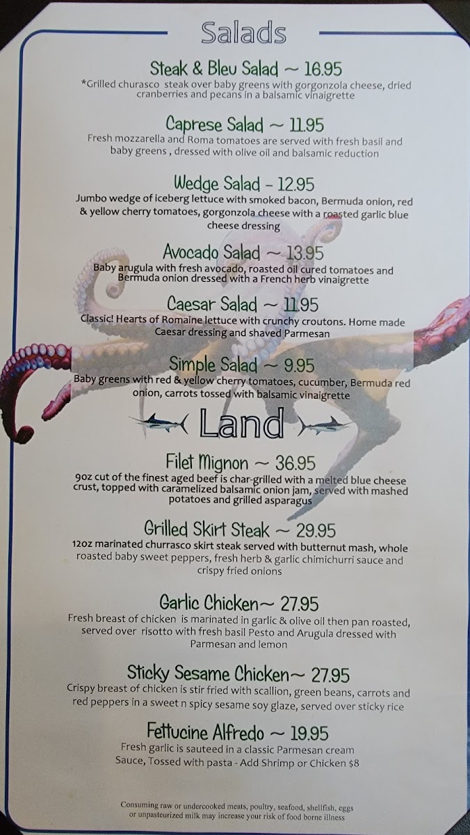 Ocean Grill & Bar Photo Menu 9