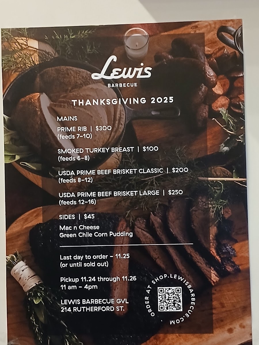 Lewis Barbecue Charleston Photo Menu 8