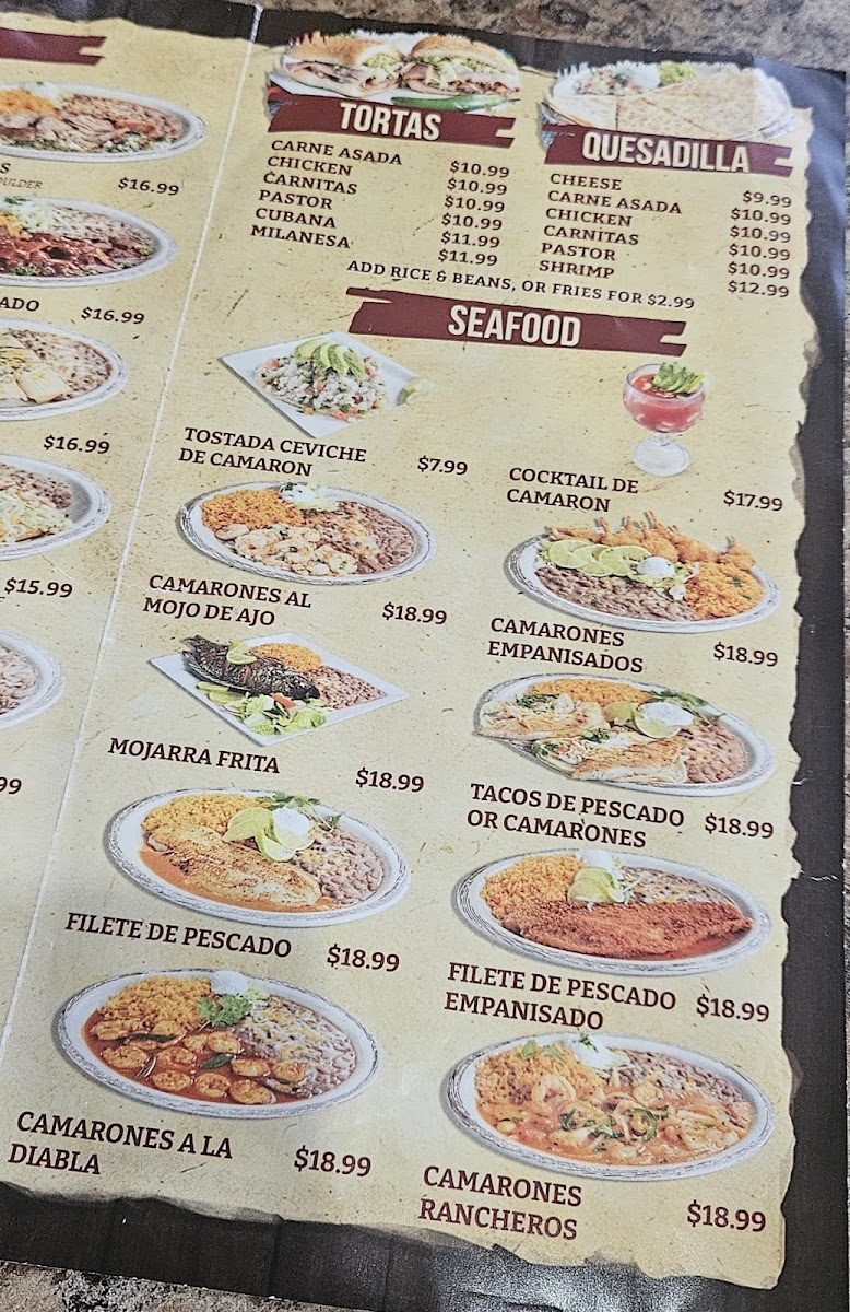 Mi Casa Mexicana Photo Menu 2