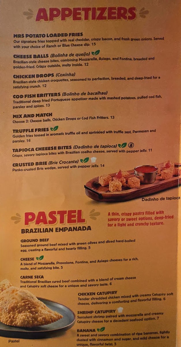 Mrs. Potato Restaurant Photo Menu 3