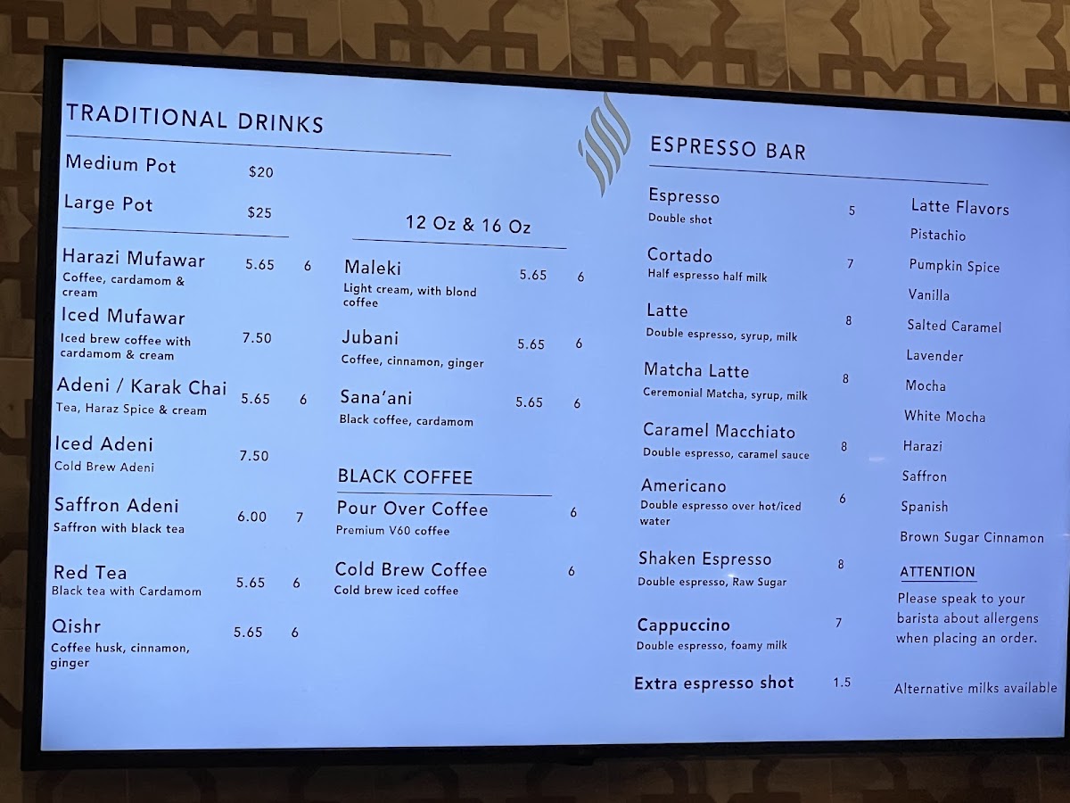Haraz Coffee House Photo Menu 2