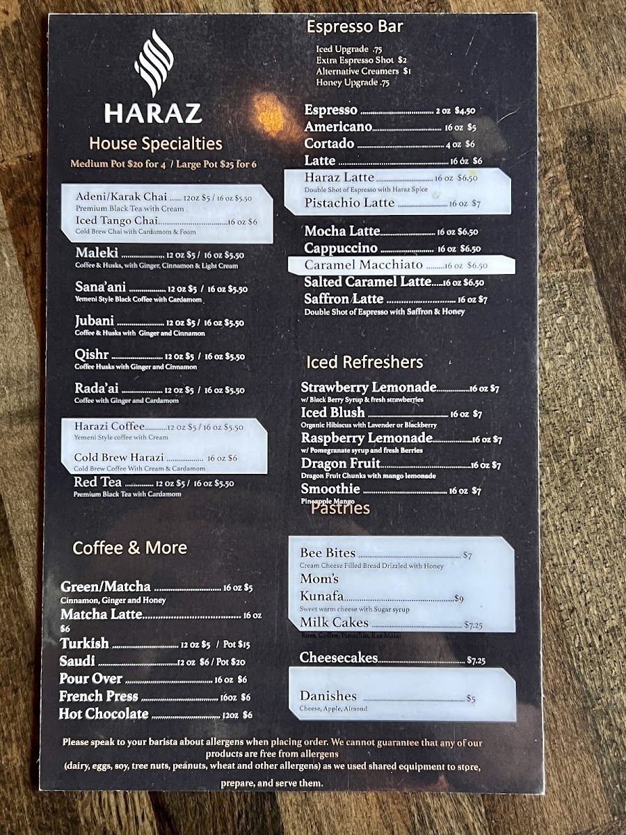 Haraz Coffee House Photo Menu 7