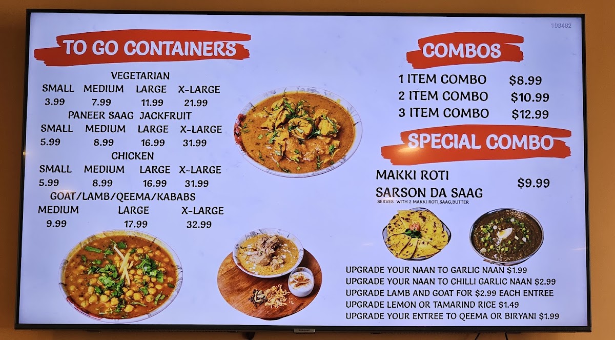 MASALA HOUSE RESTAURANT Photo Menu 4