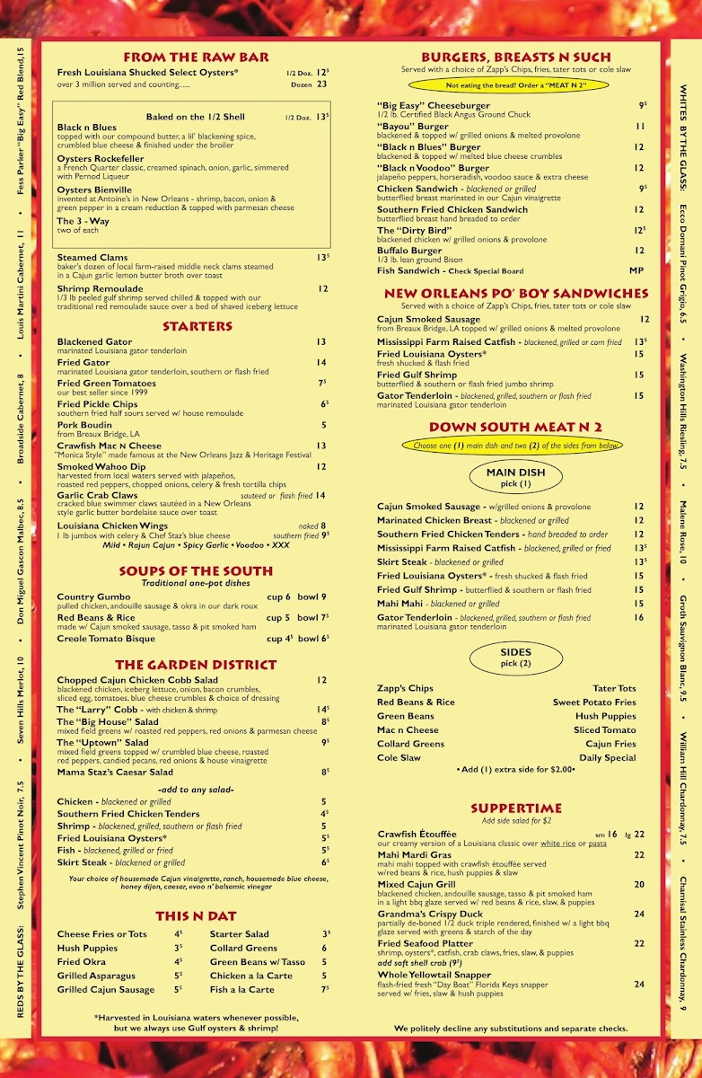 Shuck N Dive Photo Menu 1