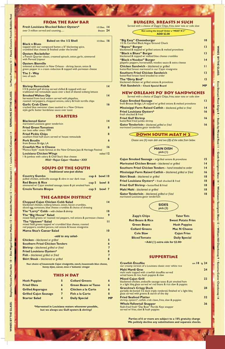 Shuck N Dive Photo Menu 2