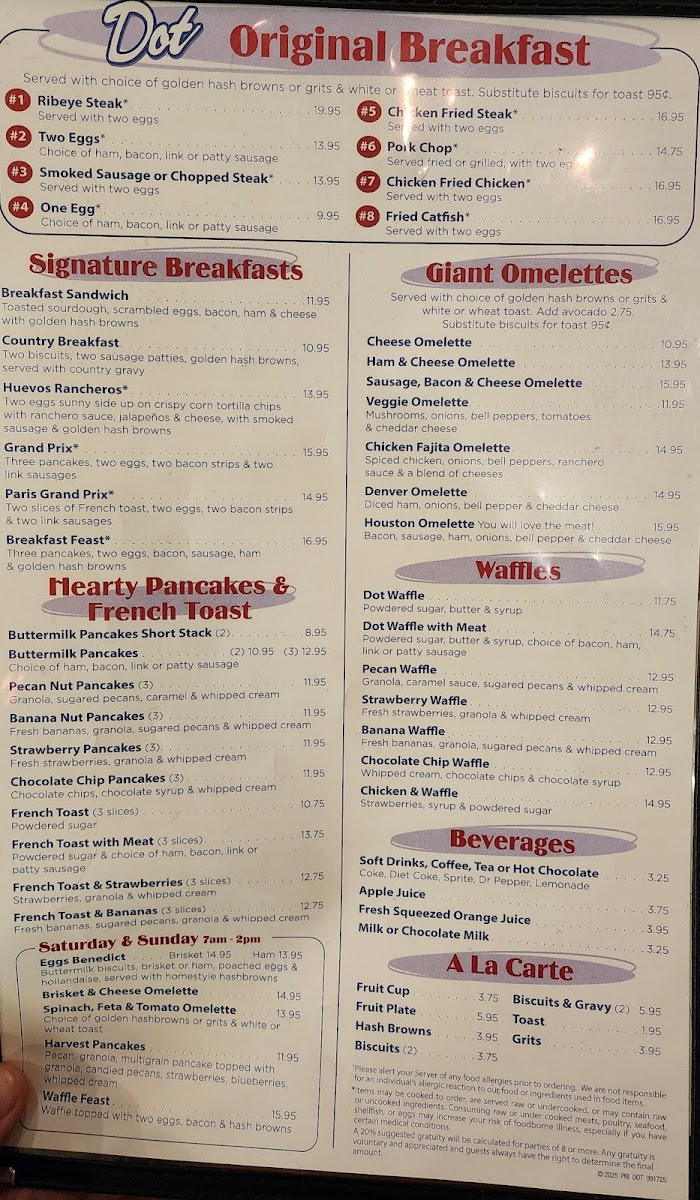 Dot Coffee Shop Photo Menu 1