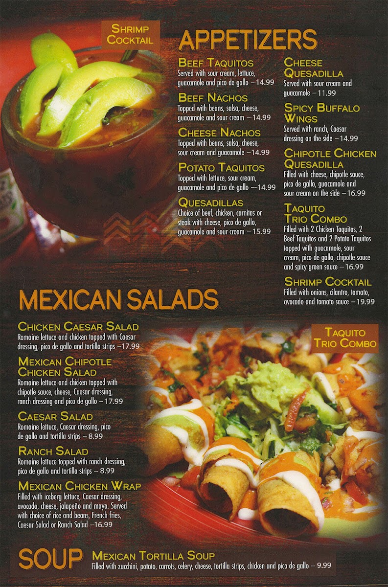 Salsa & Beer Photo Menu 4