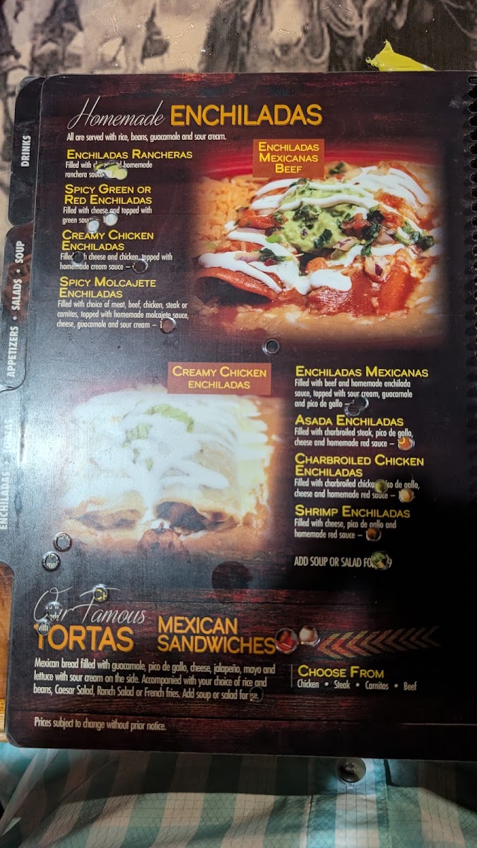Salsa & Beer Photo Menu 7