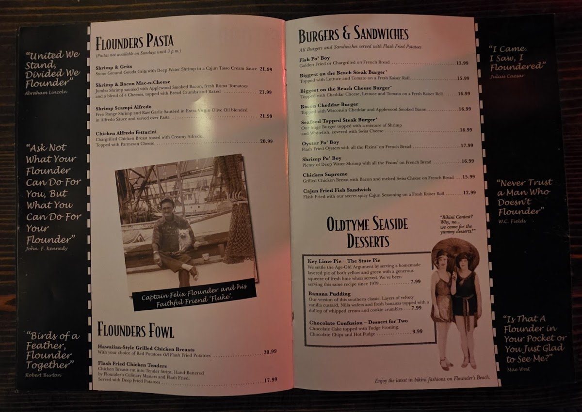 Flounder's Chowder House Photo Menu 5