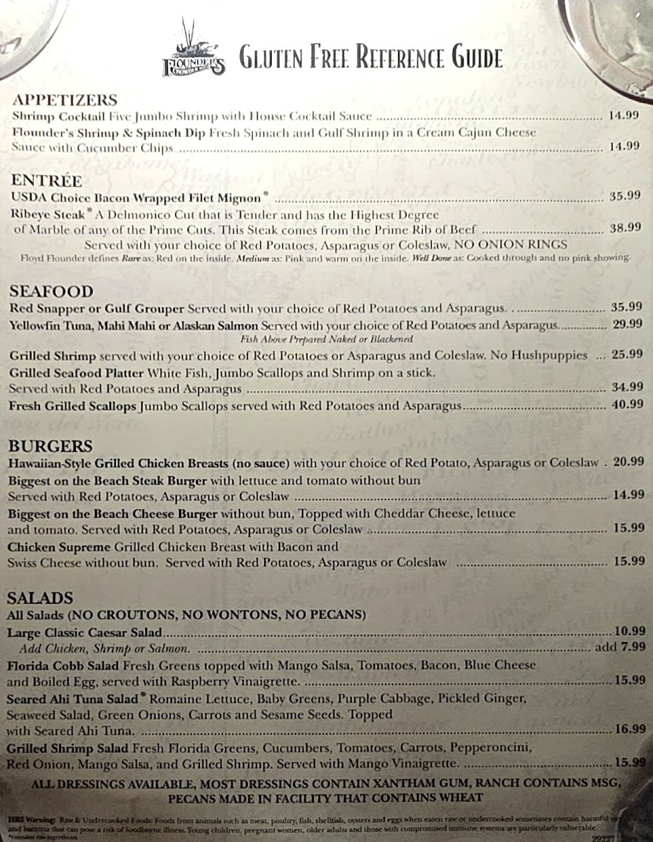 Flounder's Chowder House Photo Menu 6