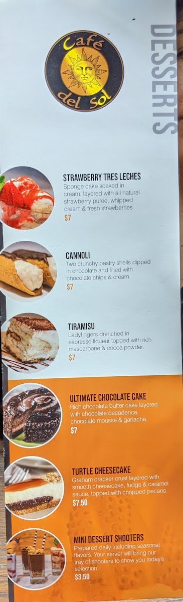 Cafe Del Sol Photo Menu 8