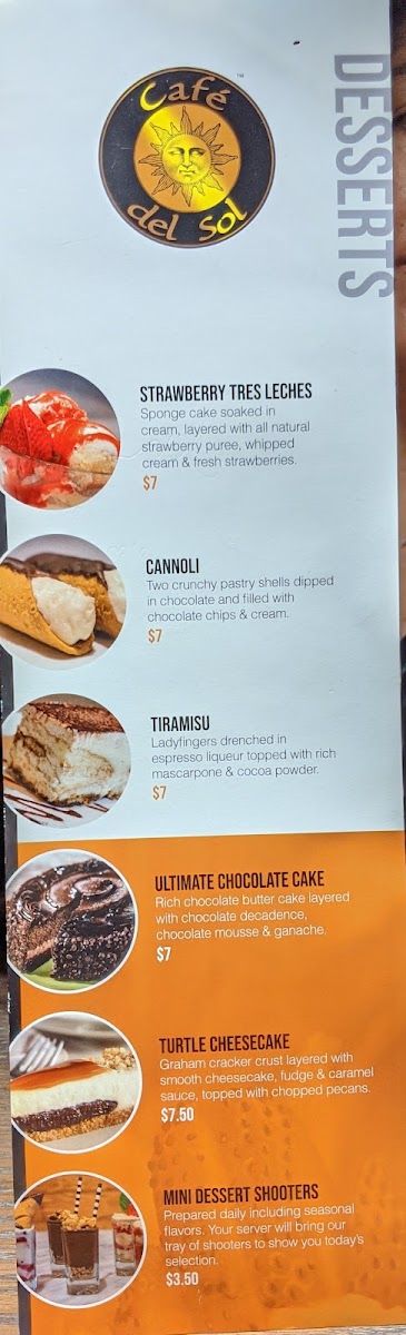Cafe Del Sol Photo Menu 9