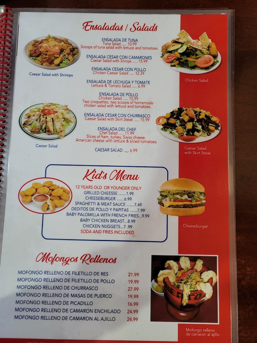 Caribe Restaurant Photo Menu 4