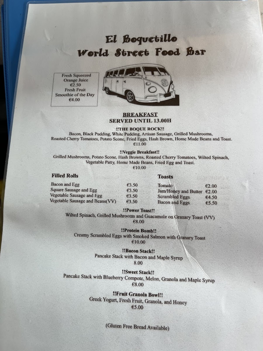 El Boquetillo Street Food and Bakery Photo Menu 5