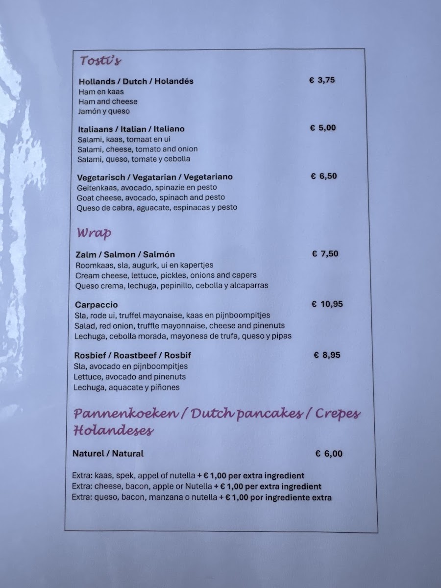 Nova café Coin Photo Menu 3