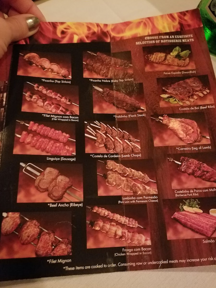Chima Steakhouse Fort Lauderdale Photo Menu 10