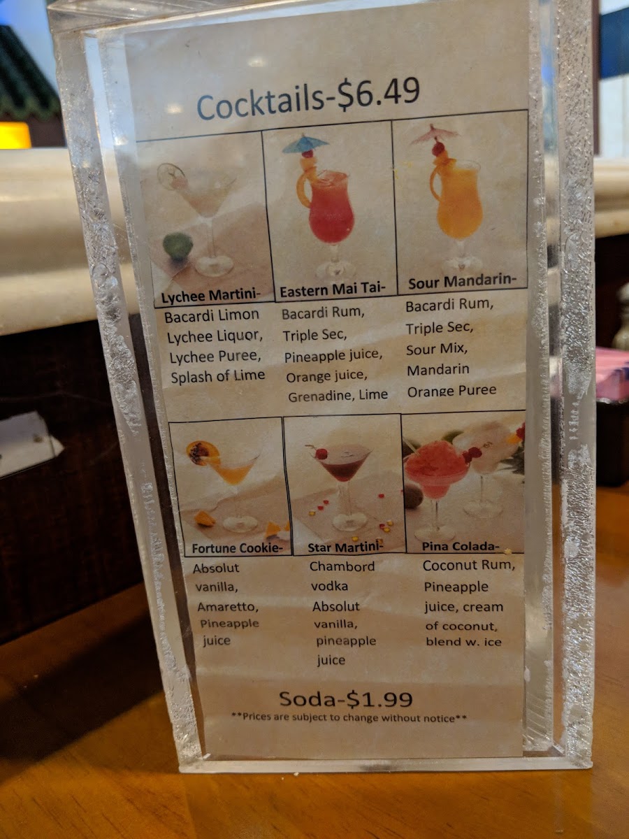 Buffet Star Photo Menu 4