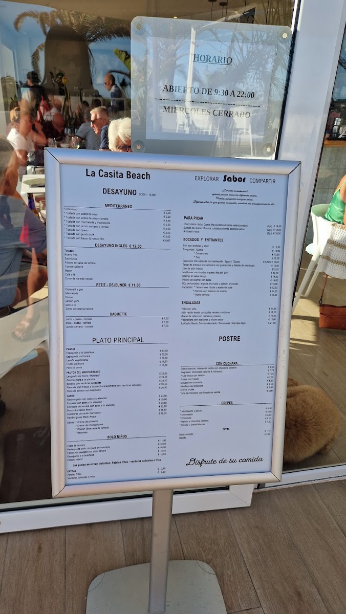 Restaurante La Casita Beach Photo Menu 6