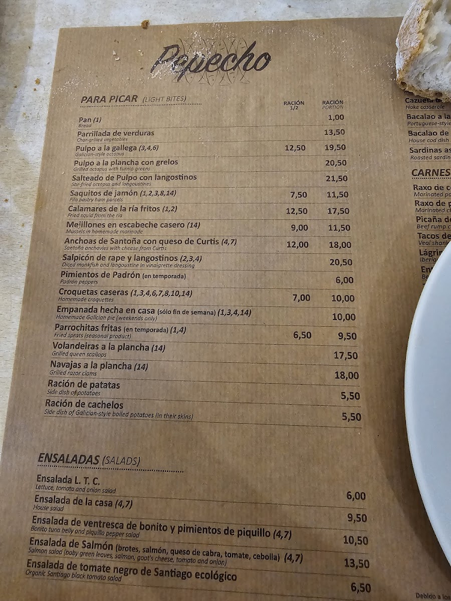Restaurante Pepecho Photo Menu 8