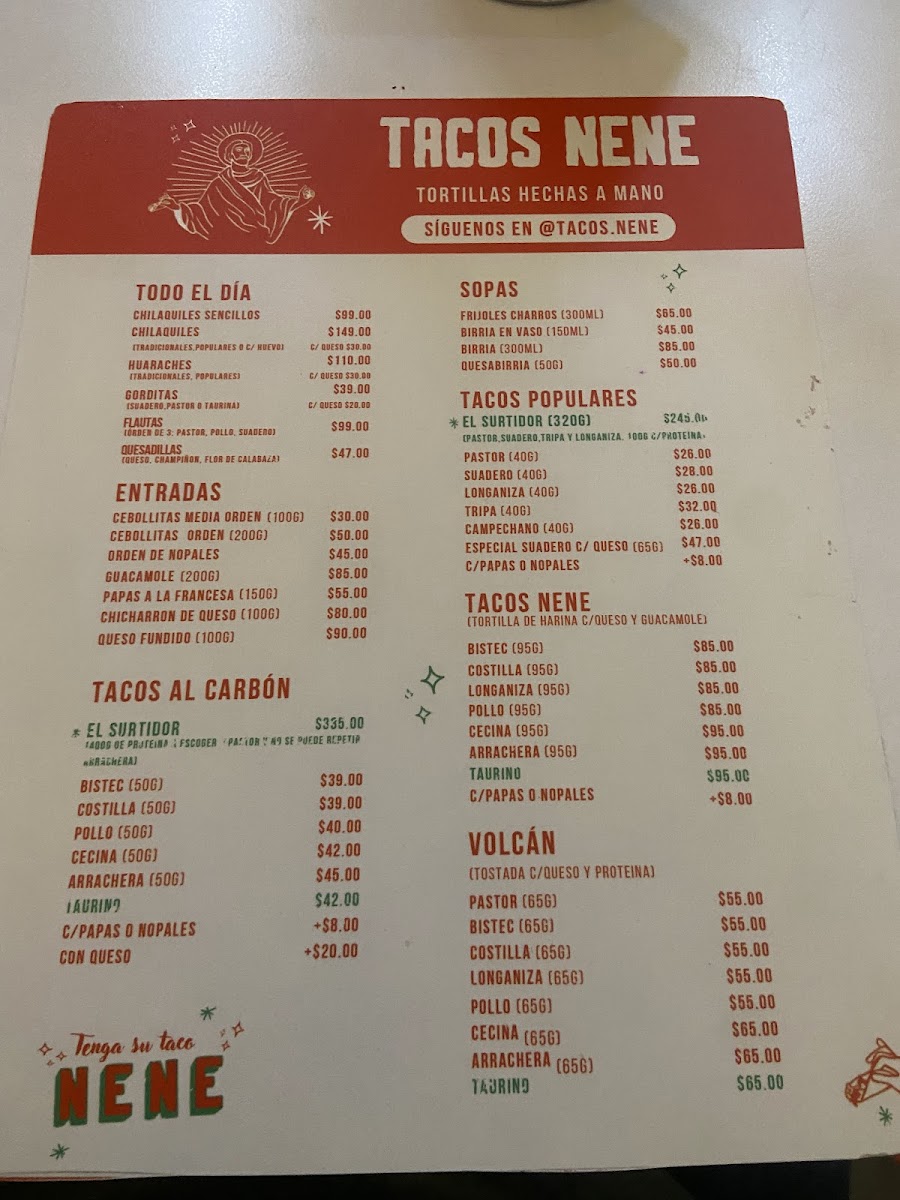 Tacos Nene Photo Menu 2