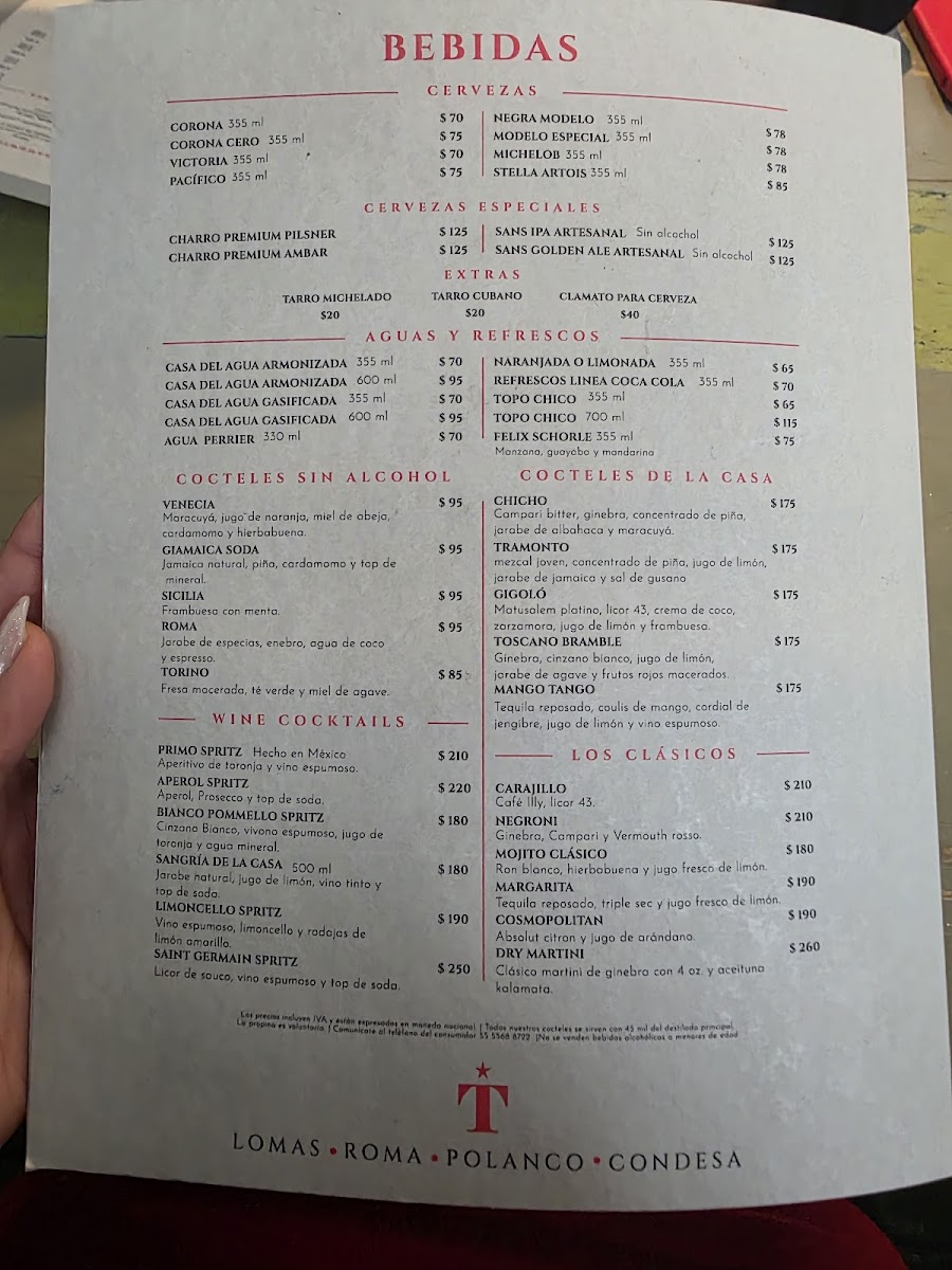 Café Toscano Photo Menu 2