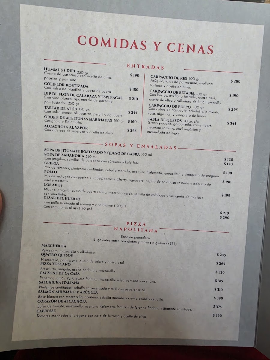 Café Toscano Photo Menu 3