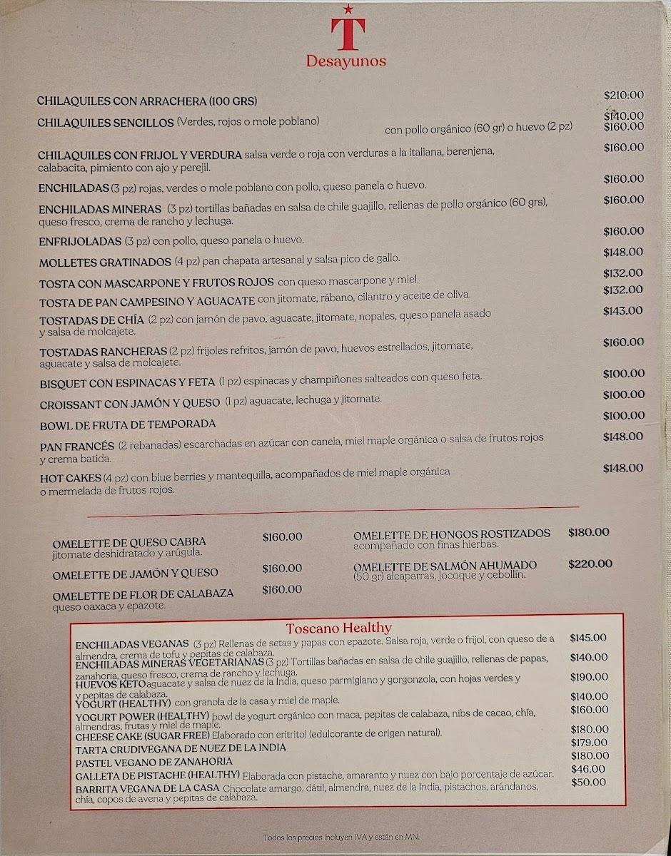 Café Toscano Photo Menu 6