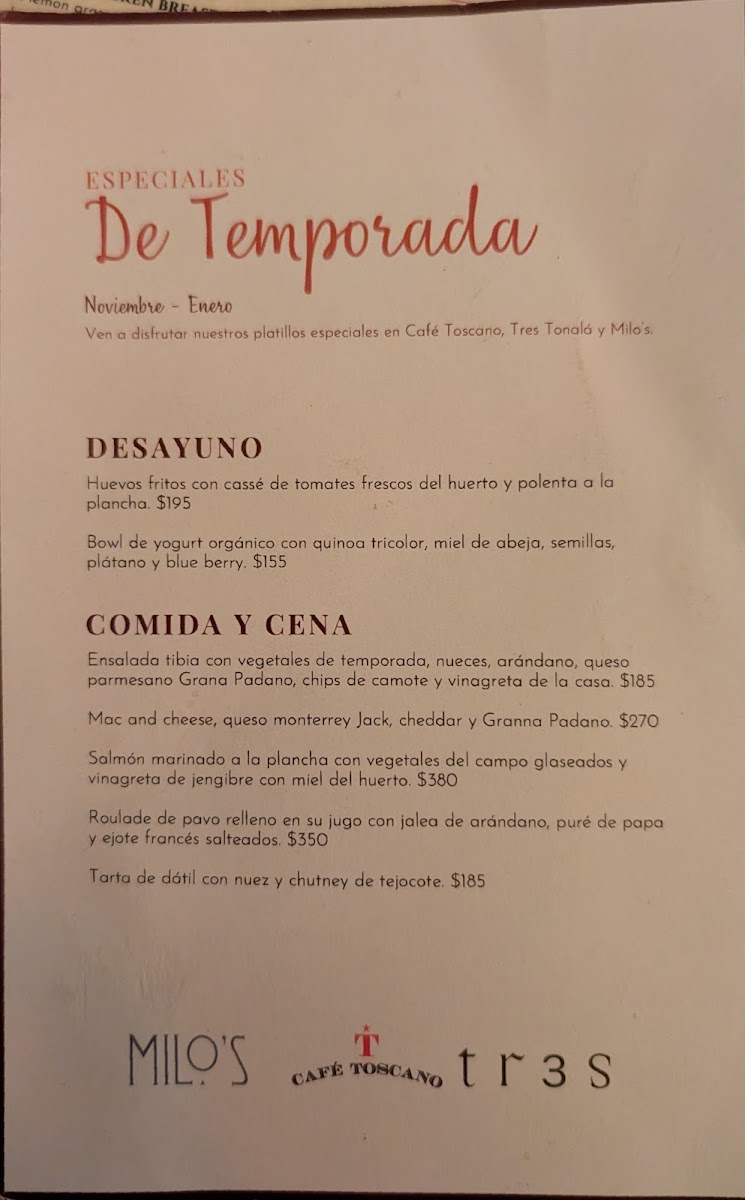 Café Toscano Photo Menu 8
