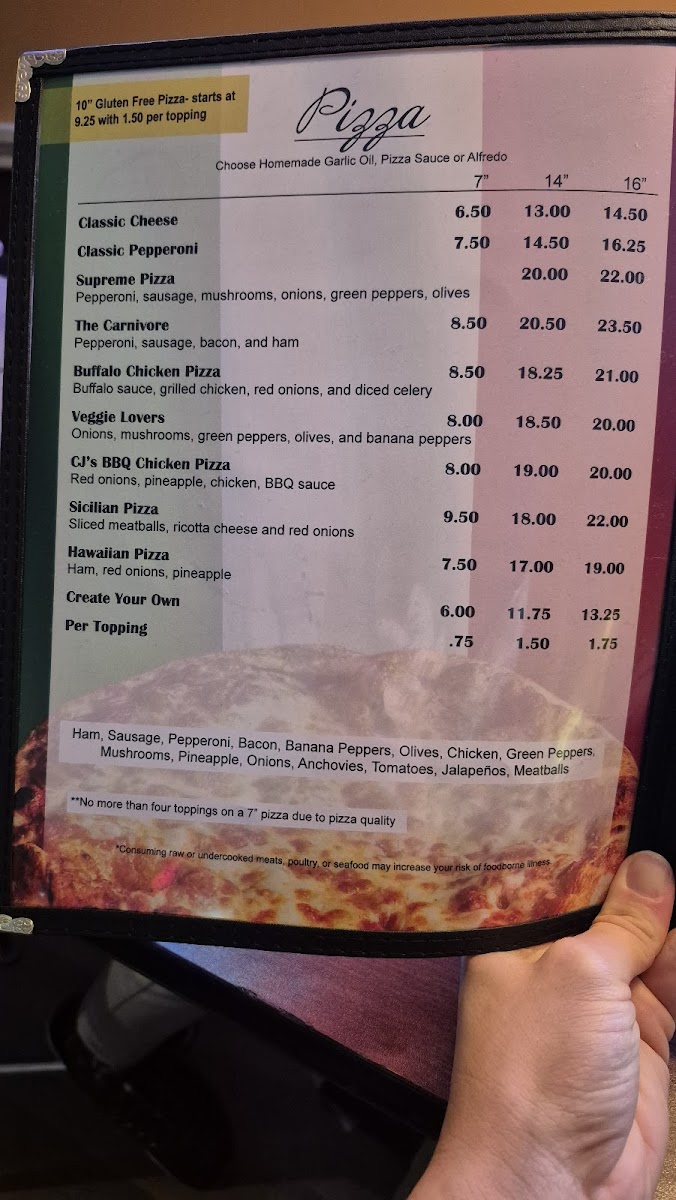 Gina's Italian Kitchen & Tavern Photo Menu 5