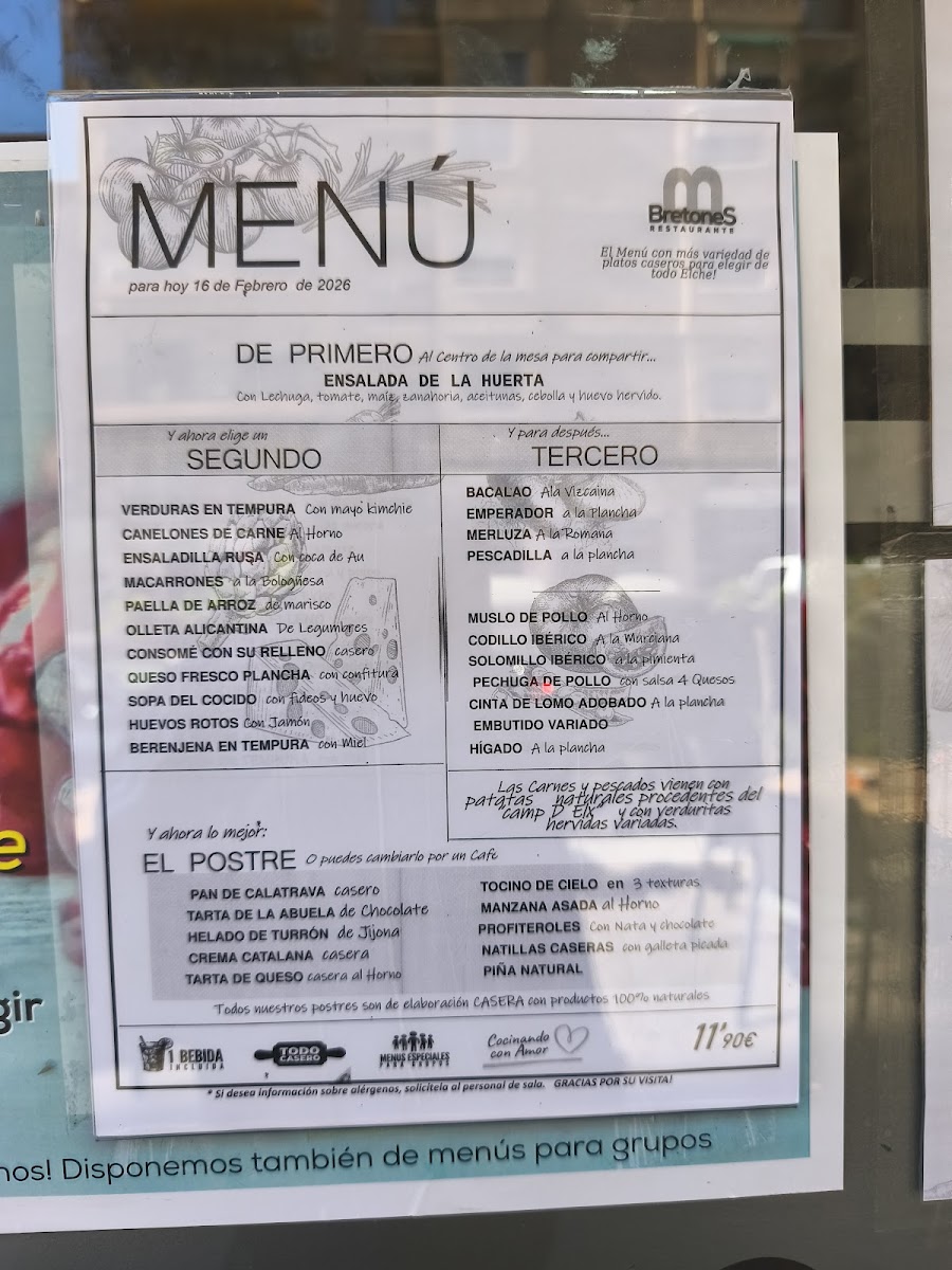Bretones Restaurante Photo Menu 2
