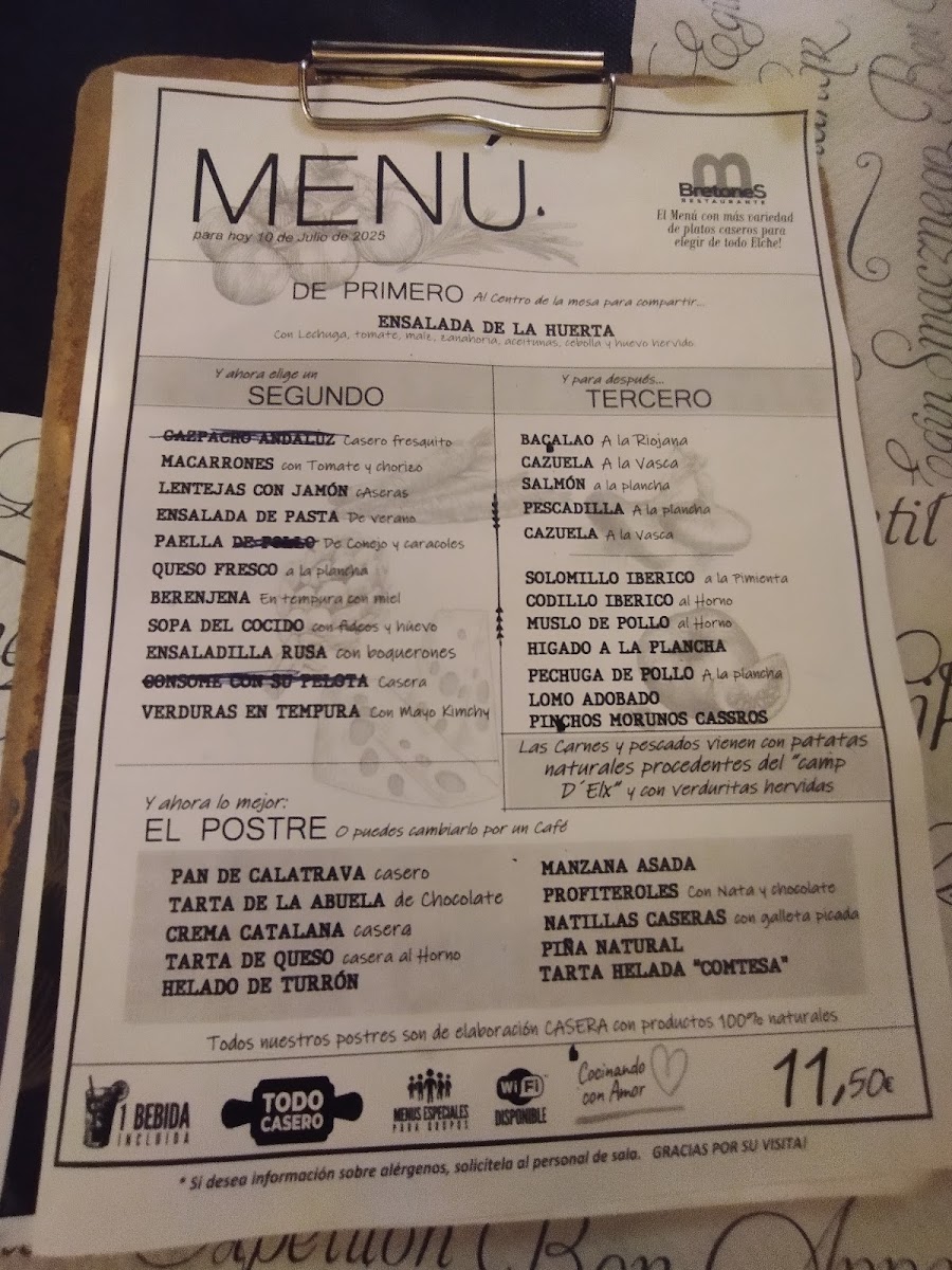 Bretones Restaurante Photo Menu 3