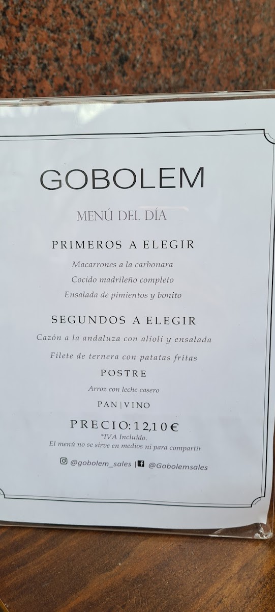 Restaurante Gobolem Photo Menu 7